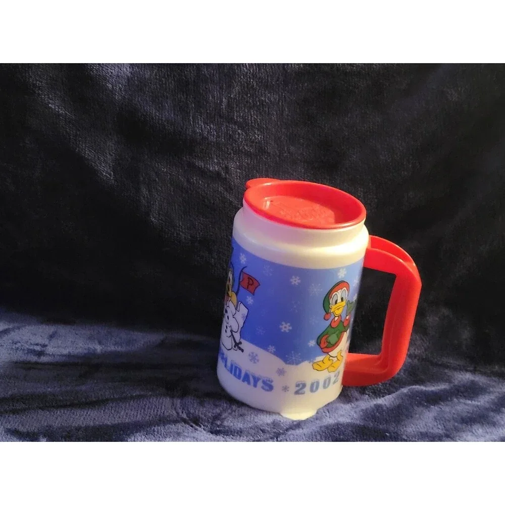 Vintage Walt Disney World Refillable Mug Lot + Pirates of the Caribbean Popcorn